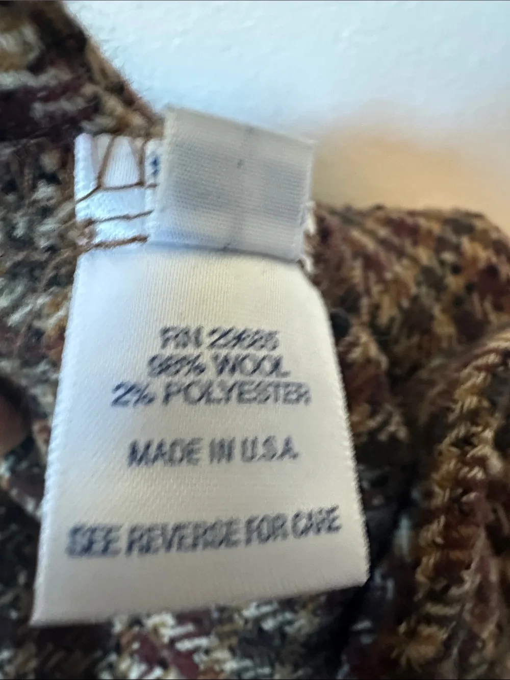 Pendleton Vintage Houndstooth Wool Midi Dress Size 8 Autumn Wedding Office Wear - Picture 10 of 15